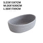 Scandinavian cotton rope storage basket