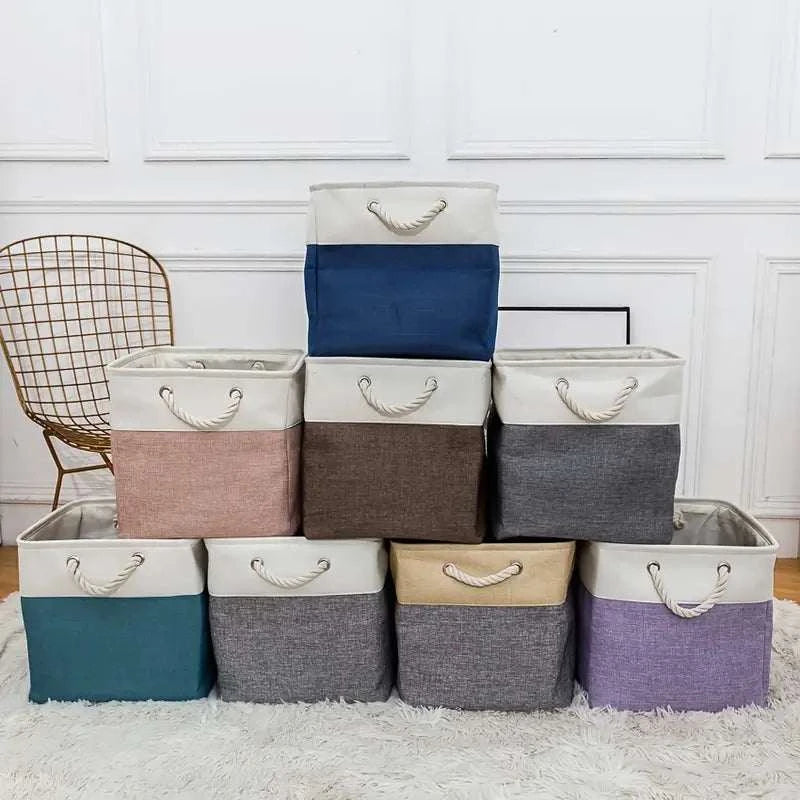 Foldable Linen Storage Basket