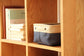 Cotton Linen Desktop Storage Basket