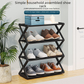 X-Frame Double-Layer Shoe Rack