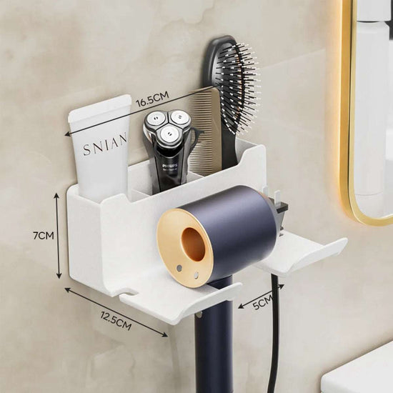 Wall-Mounted Hair Dryer Bracket