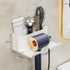 Wall-Mounted Hair Dryer Bracket