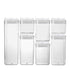Seven-Piece Plastic Food Storage