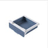 Kitchen hanging hook cabinet with under-shelf hanging drawer storage box for organized kitchen and bathroom essentials