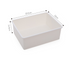 Drawer organizer tray made of durable PP plastic in beige and gray for customizable drawer storage and sorting