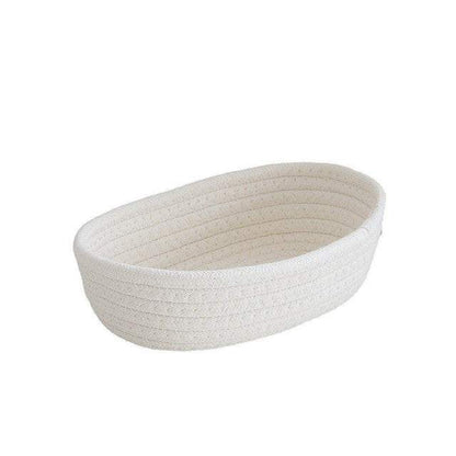 Scandinavian cotton rope storage basket
