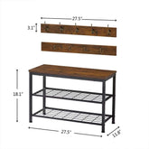 Entryway 3-tier Shoe Rack