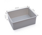 Drawer organizer tray made of durable polypropylene plastic with modular sections for customizable storage in beige and gray tones