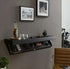 Modern secret storage wall shelf with hidden compartment for discreet valuables storage
