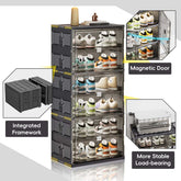 6 Tiers 12 Pairs Shoe Storage