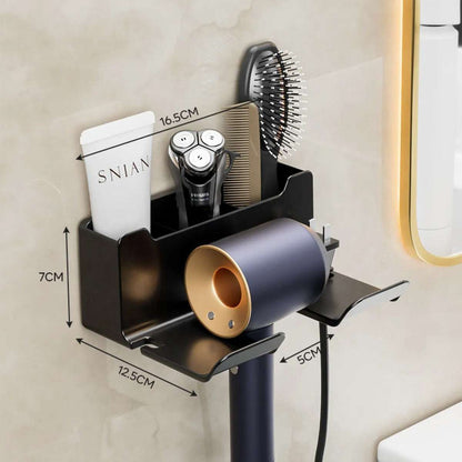 Wall-Mounted Hair Dryer Bracket