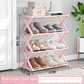X-Frame Double-Layer Shoe Rack