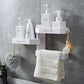 No-Drill Rotating Organizer Rack | Bathroom, Kitchen & Vanity Storage