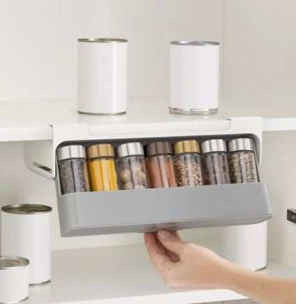 Multi-Compartment Hanging Kitchen Spice Rack