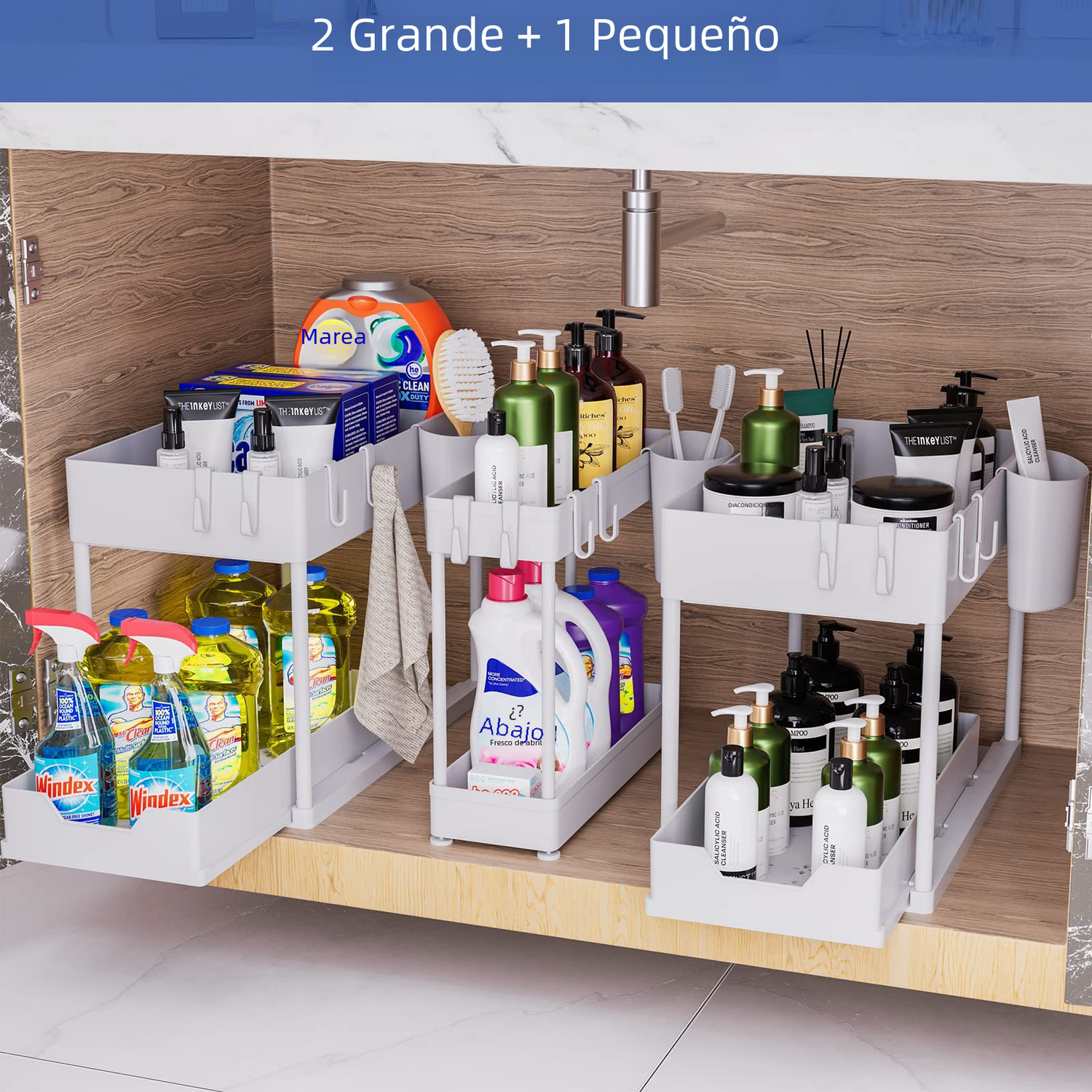 Under-Sink Storage Rack