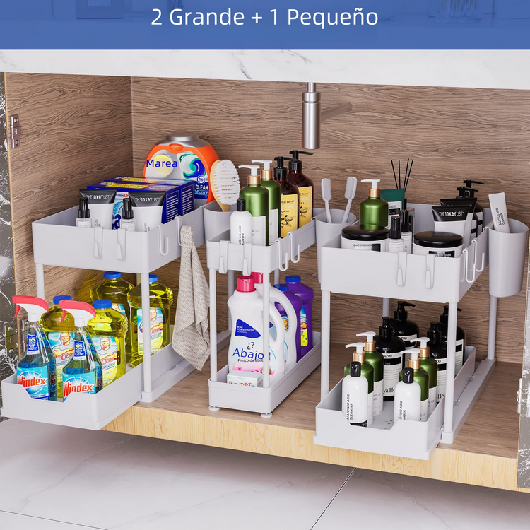 Under-Sink Storage Rack