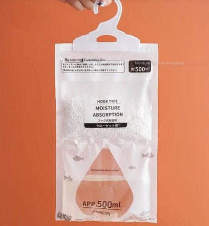Hanging Closet Dehumidifier Bags – Moisture Absorber for Wardrobe & Cabinet