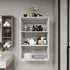 White wall-mounted B4 Modular Closet System with multiple shelves and ample storage space, 31.49&