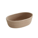Scandinavian cotton rope storage basket