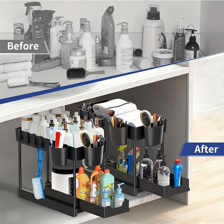 Pull-out Table Storage Rack